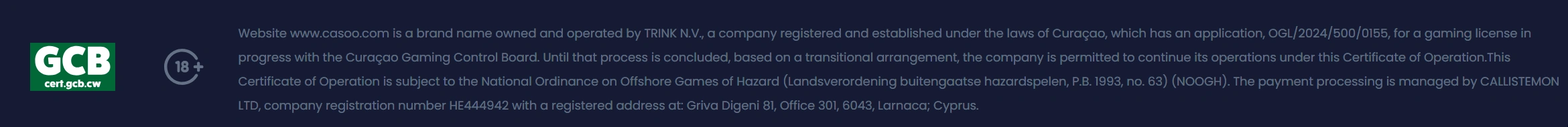 Casoo Security and Licensing